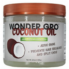 Wonder Gro Coconut Oil Hair & Scalp Conditioner 12oz